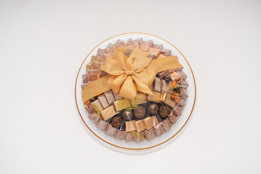 Gold Corners Glass Plate 290 SR