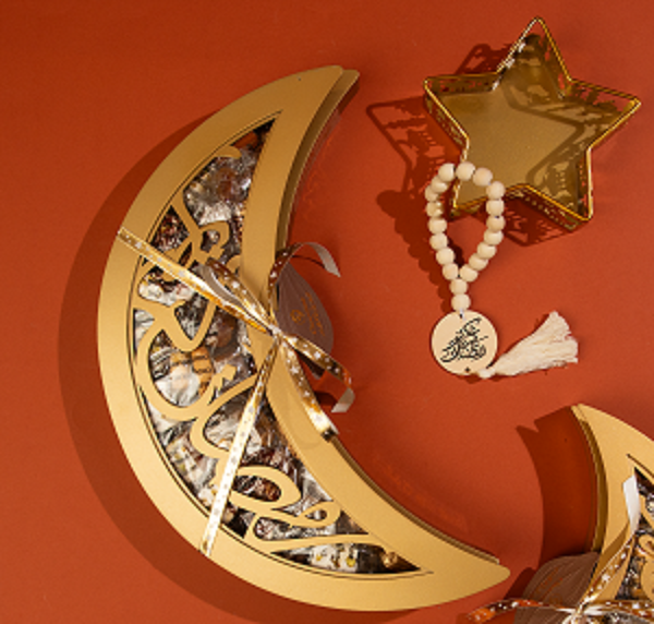 Half Moon Big Silver & Gold